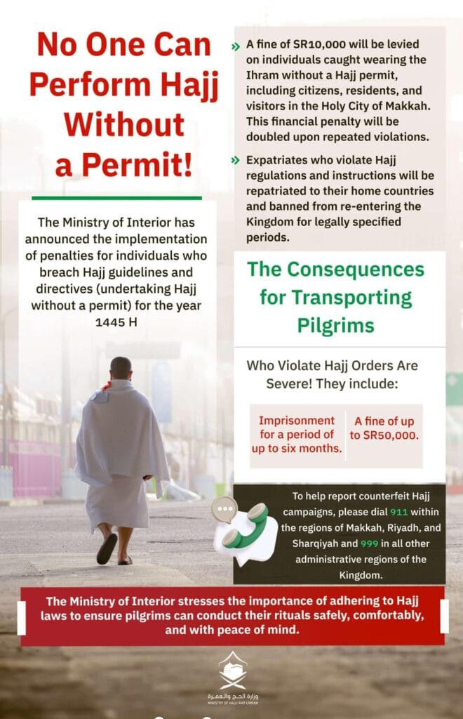 No one can perform Hajj without Permit