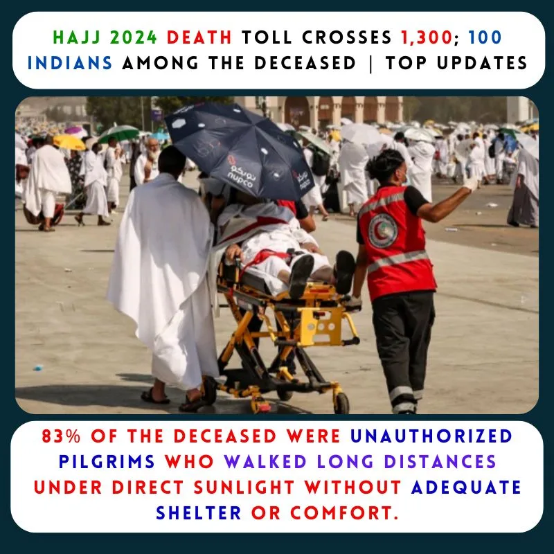 Hajj 2024 Death Toll Crosses 1300