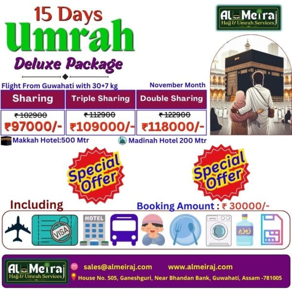 Deluxe umrah Package from Guwahati