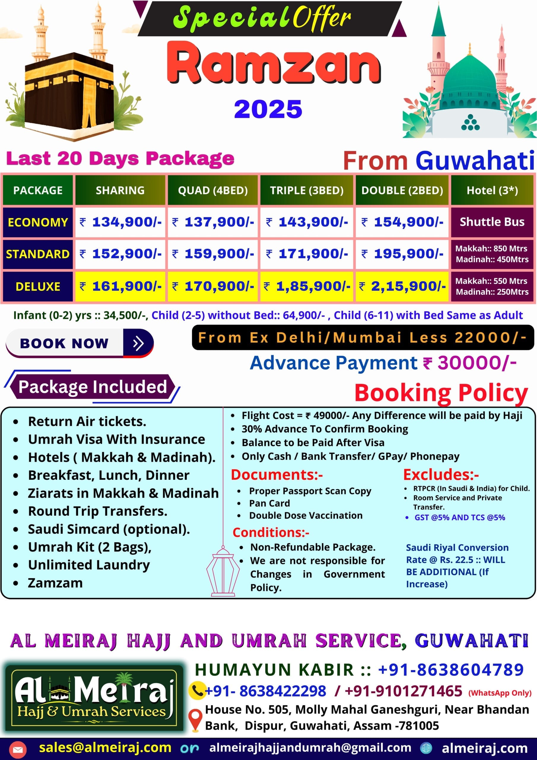 Last 20 Days Ramzan 2025 Package