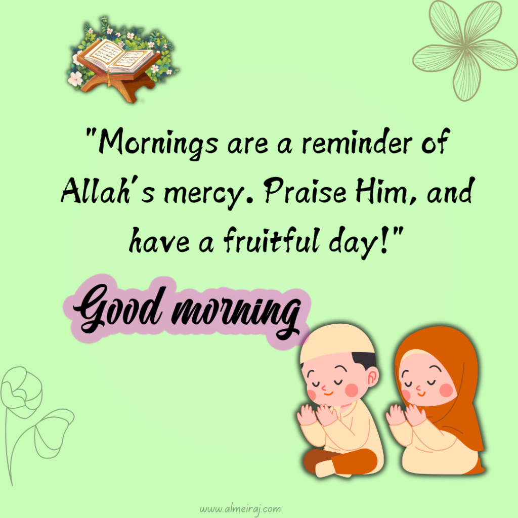 Islamic Good Morning Wishes in English