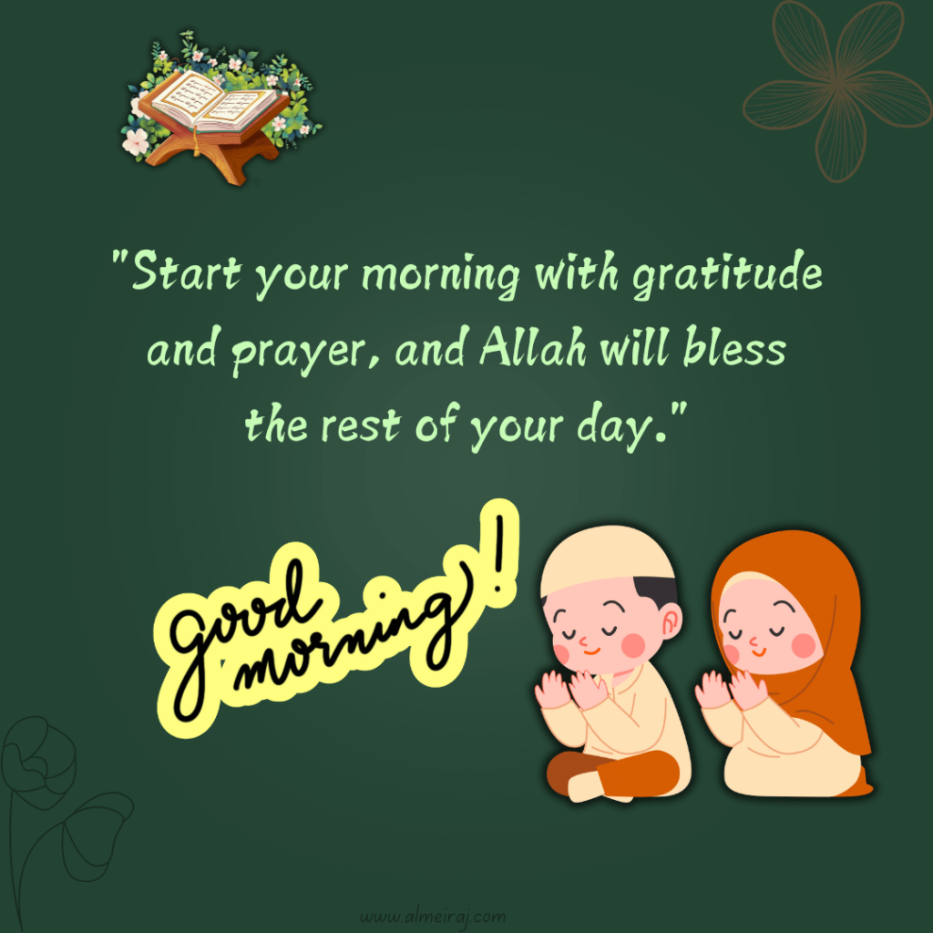 Islamic Good Morning Wishes in English