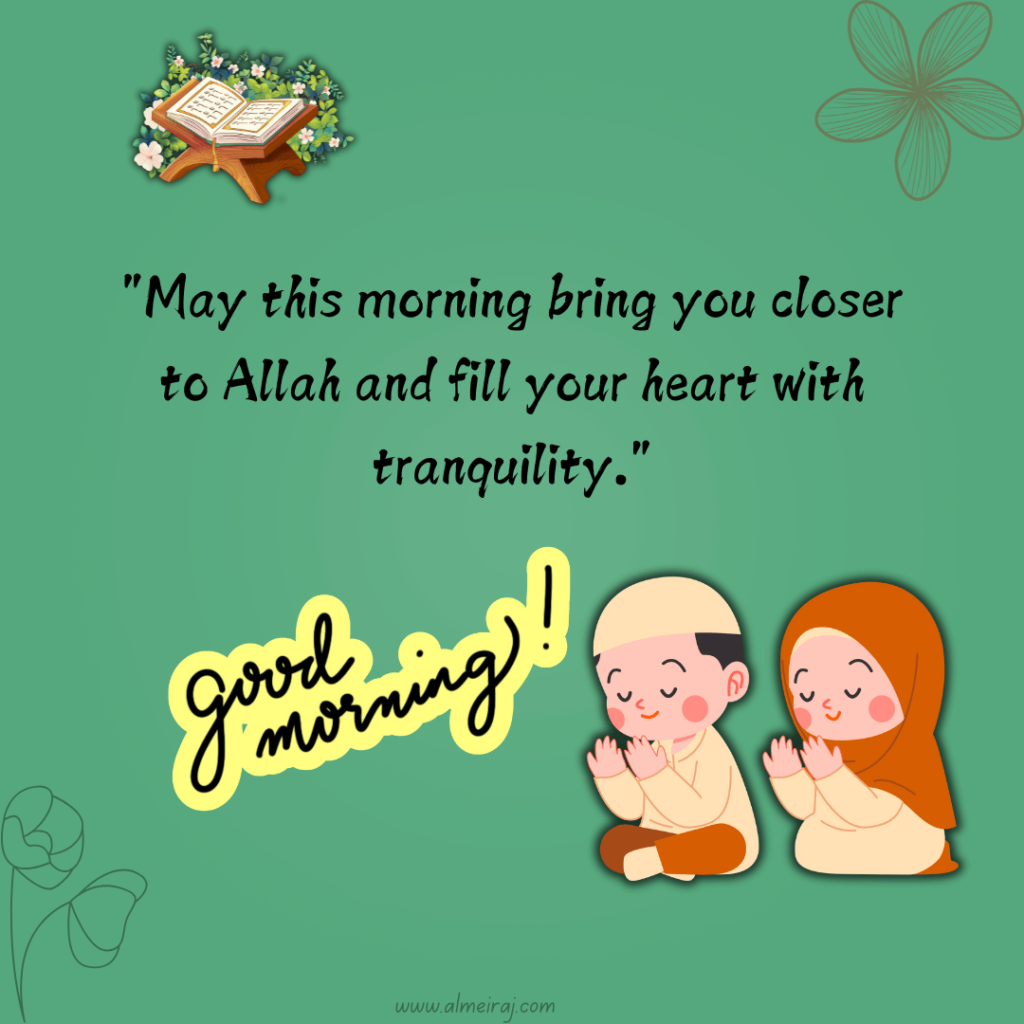 Islamic Good Morning Wishes in English