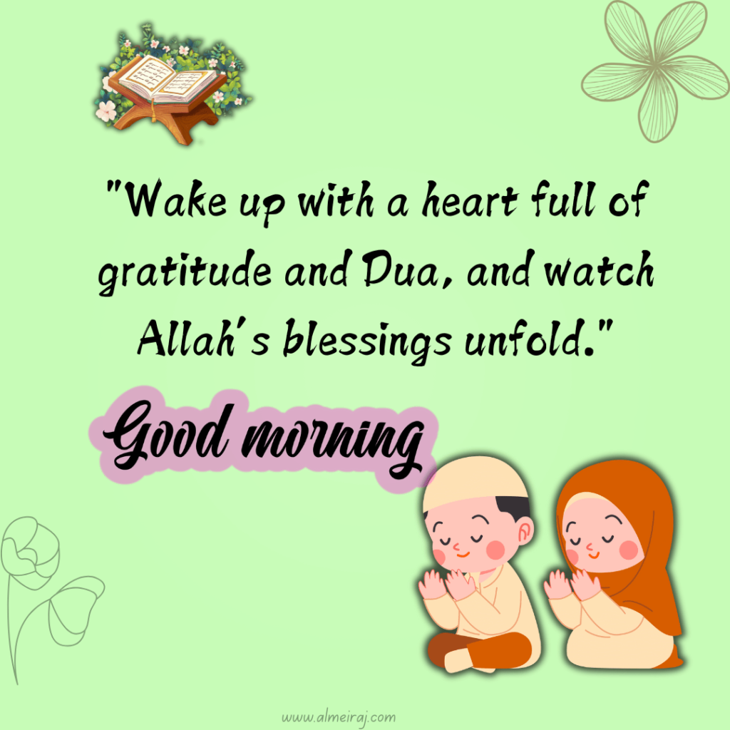 Islamic Good Morning Wishes in English