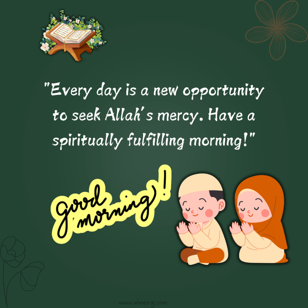 Islamic Good Morning Wishes in English