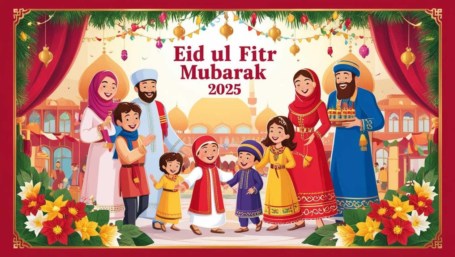 Advance Eid Ul Fitr Mubarak 2025 Images – Download Beautiful Picture (First Time In Google) 103 2025 Eid ul Fitr Date in India