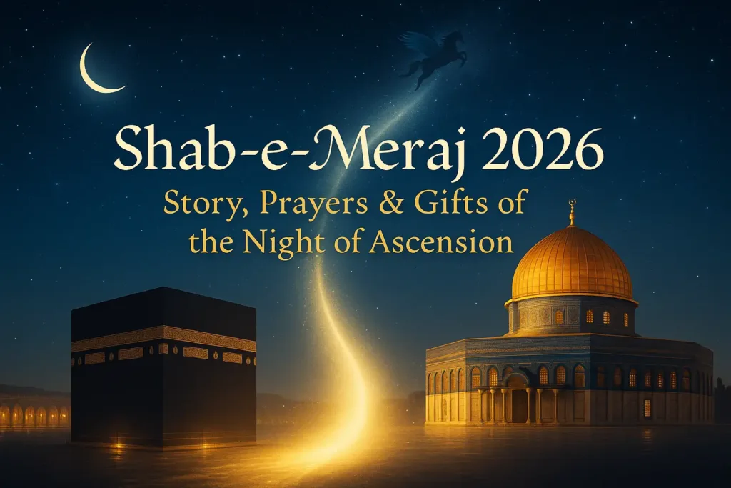 🌙 Shab-e-Meraj 2026: Story, Prayers, Gifts & Secrets of the Night of Ascension 1 Shab-e-Meraj 2026