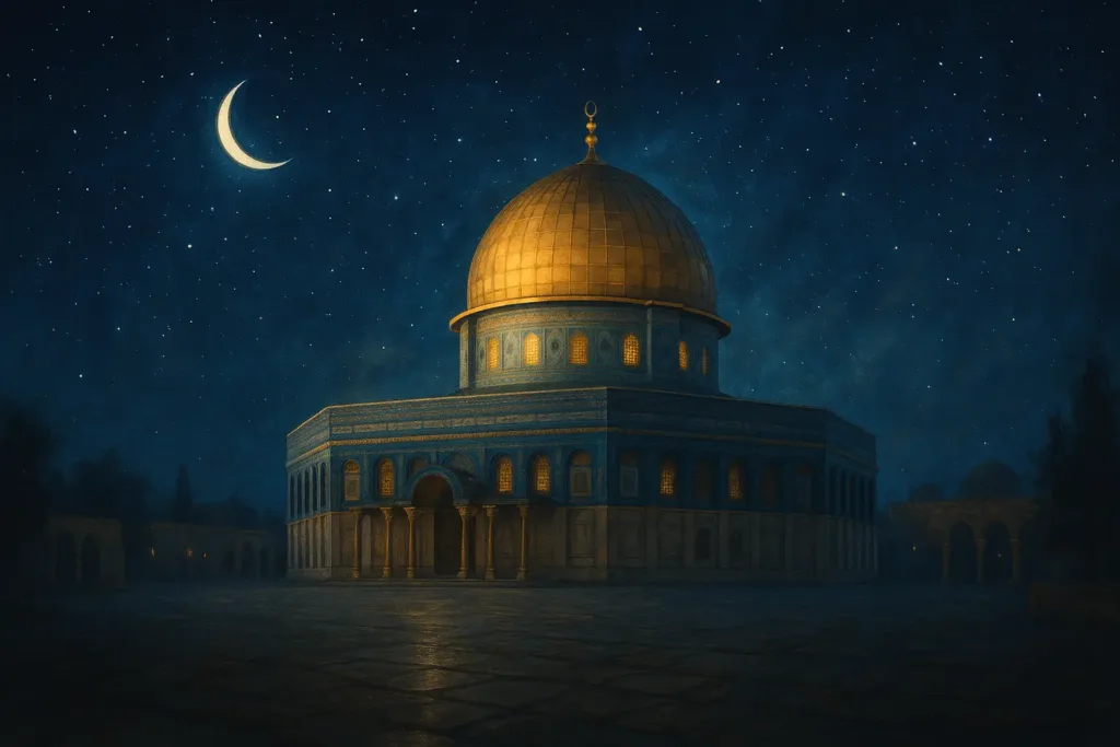 🌙 Shab-e-Meraj 2026: Story, Prayers, Gifts & Secrets of the Night of Ascension 2 Shab-e-Meraj 2026, Jerusalam