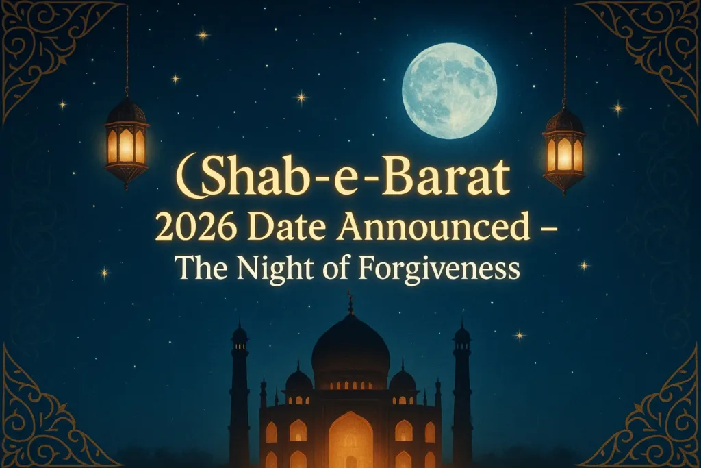 Shab-e-Barat 2026 Date Announced: When Is the Night of Forgiveness? 4 Shab-e-Barat 2026 Date