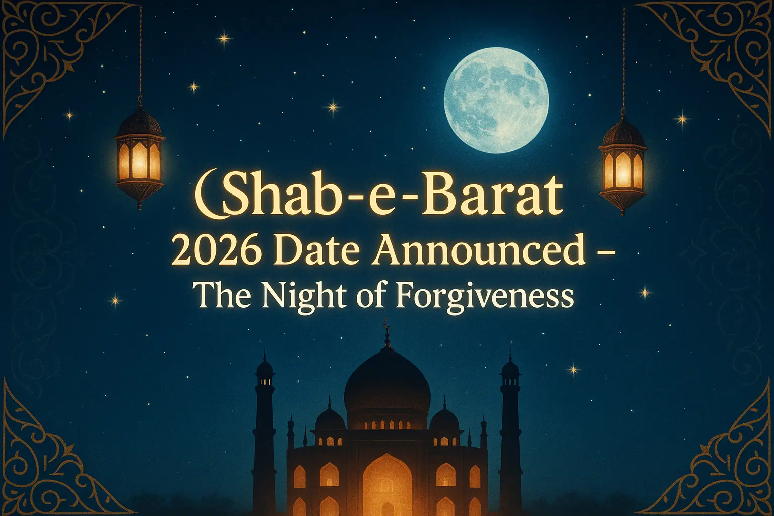 Shab-e-Barat 2026 Date