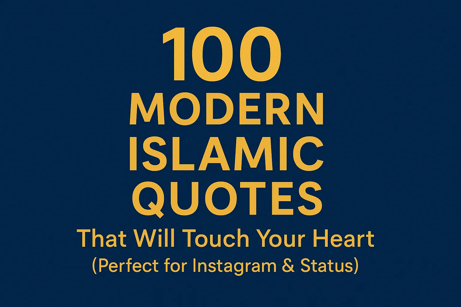 modern Islamic quotes
